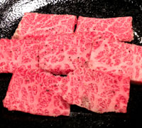 特選　黒毛和牛　カルビ